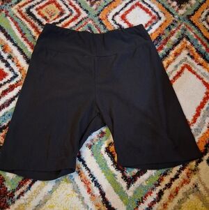 Womens Black Biker Shorts